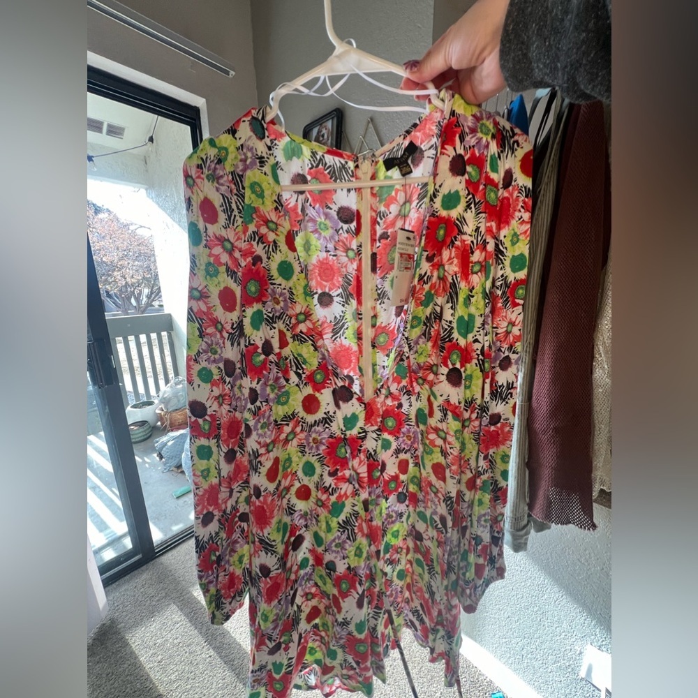 Floral Long-Sleeve Dress